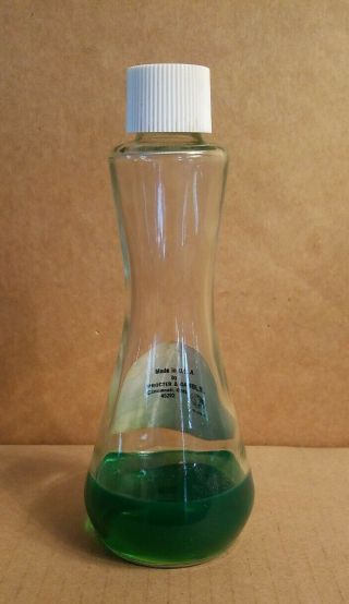 Vintage Prell Shampoo 7oz Glass Bottle Pre Barcode Procter and Gamble 2