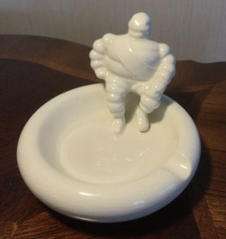 Vintage Michelin Man Ceramic Ashtray (mr.  Bibendum)