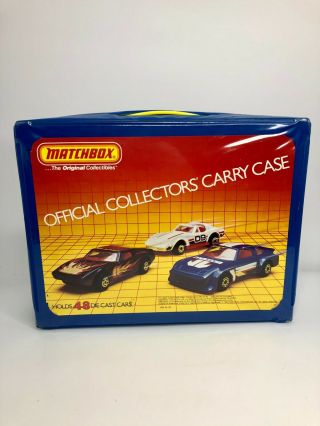 1983 Matchbox Official Collectors Carry Case - 48 Vehicles Model 50 - 01 - 30 Vtg