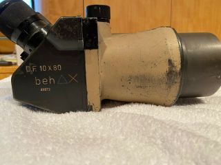 WWII D.  F.  10X80 PARTS ONLY.  NOT COMPLETE BINOCULARS 3