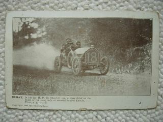 1906 Vanderbilt Cup Auto Race - Duray - Dietrich Car - Racing - Long Island - Ny - York