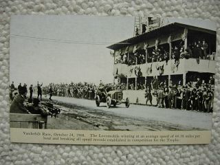 1908 Vanderbilt Cup Auto Race - Locomobile Win - Racing - Long Island - Li Ny - York