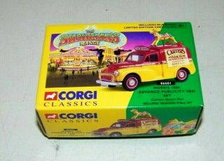 Corgi Classics Chipperfields Circus Morris 1000 Advance Publicity Van Set L.  E.