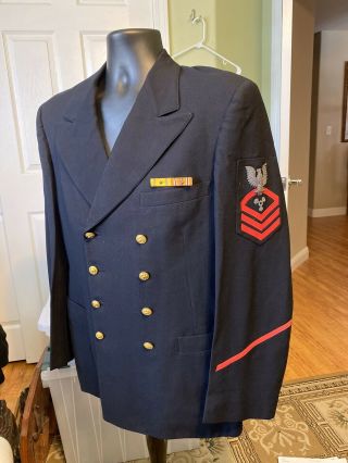 Ww2 Us Navy Chief Machinist Mate Uniform Named To Pearl Harbor Vet
