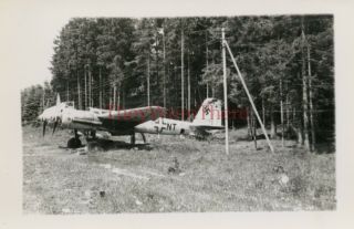 Wwii Photo - 696th Engineer Pdc - Captured German Junkers Ju 88 Bomber Plane (nt)