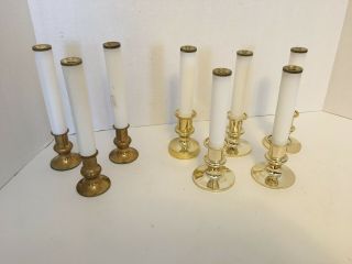 Window Candle Set Of 8 Different Styles Battery Operated Euc
