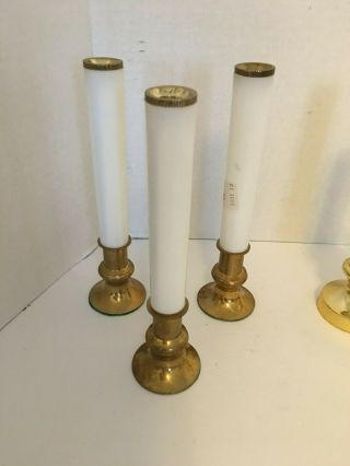WINDOW CANDLE Set of 8 Different Styles Battery Operated EUC 3