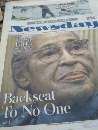 Newsday " Rosa Parks " 1913 - 2005