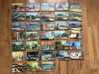 33 Different China Starbucks Coffee City Gift Cards Pin Opened