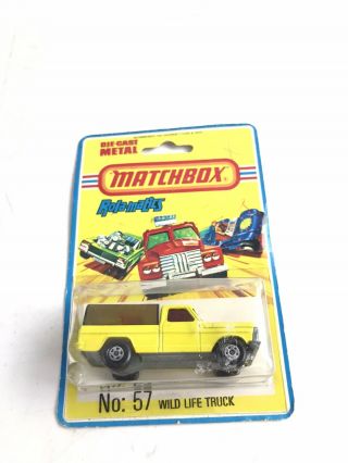 Vintage Matchbox No:57 Wild Life Truck - 10148