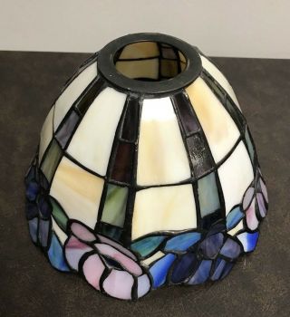 Tiffany Style Vintage Stain Glass Homemade Lamp Shade 2