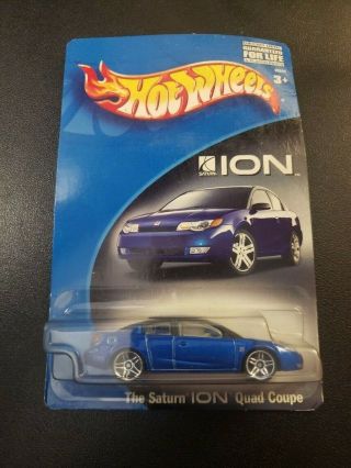 2002 Hot Wheels Saturn Ion York Auto Show Coupe Mattel Rare Convention Car