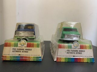 Champ of the Road 1/50 Customized Vans - Set of 2 from the 70 ' s/80 ' s 2