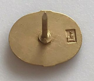 Vintage John Deere 10K Gold 5 Year Service Award Tie Tack Pin 1.  93 grams 2