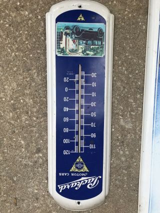 Packard Motor Cars " Approved Service " Advertising Wall Thermometer