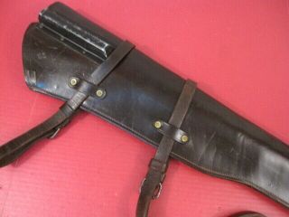 WWII US ARMY M1938 Leather Rifle Jeep Scabbard for M1 Garand Rifle - HOTZE 1942 2