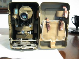 Japanese Military Theodolite In Case Ww2 No.  32081
