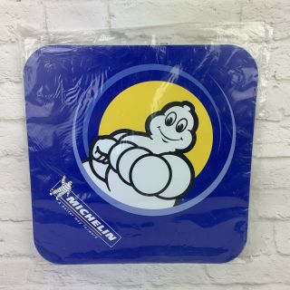 Vtg Michelin Man Tire Display Sign Advertising Inserts Old Stock Set Of 4