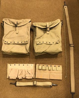 Ww2 Medic Medical First Aid Corpsman Combat Bag Pouches Type 1 & 2 Inserts Strap