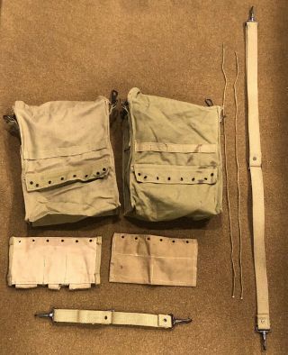 WW2 Medic Medical First Aid Corpsman Combat Bag Pouches Type 1 & 2 Inserts Strap 2