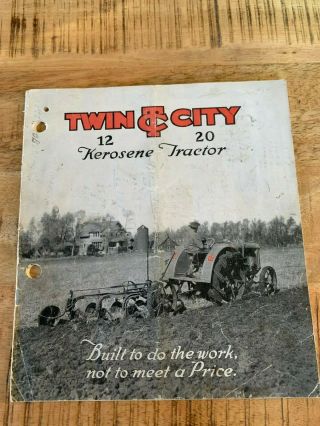 Twin City Brochure 12 - 20 Kerosene Tractor
