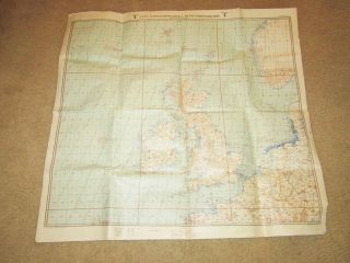 Ww2 German 1:2000000 Fliegerkarte - Pilot Map - Battle Of Britain - Rare