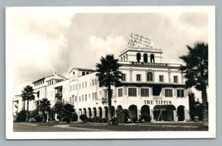 San Sebastian Hotel Miami Photo Coral Gables Vintage Rppc Tiffin Restaurant 30s