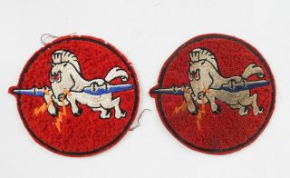 2 Us 532nd Bomb Squadron 381st Bomb Group 8th Air Force Jacket Patch