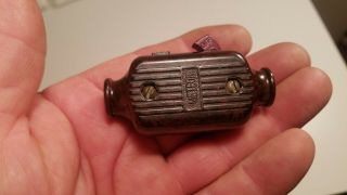 Vintage Bakalite Meteor In Line Lamp Switch Tortis Shell Finish 2