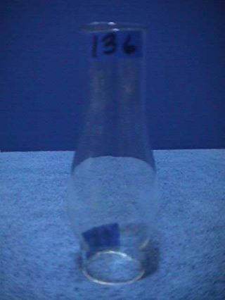 4 & 1/2 Inch Miniature Oil Lamp Clear Glass Chimney 1 & 1/4 Inch Fitter 136