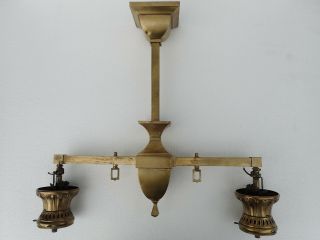 Antique Vintage Brass Gas Lamp Lighting Fixture