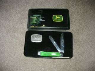 In Tin Case Double Blade 6254ss Special Edition John Deere Pocket Knife