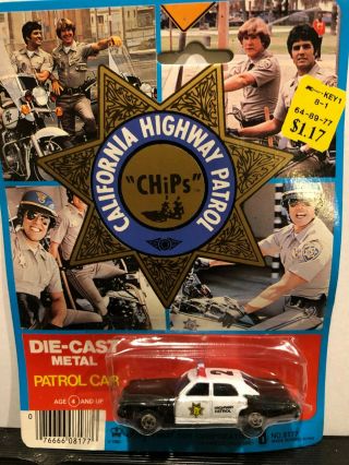 1/64 Imperial Toy California Highway Patrol Chips Tv Show Police Car From 1980