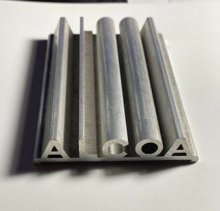 Alcoa Aluminum Pencil Pen Store Display Stand Holder Vintage Writing Advertising