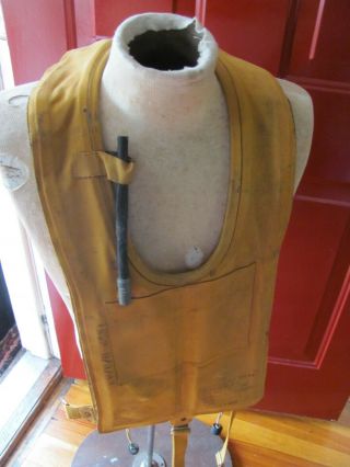 Ww2 Type B - 4 Life Preserver Vest Dated 1943 Army Air Force Mae West Paratrooper