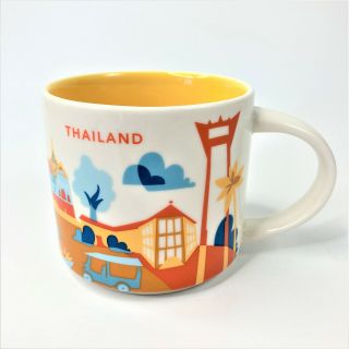 Starbucks Thailand 2019 You Are Here Series Yah Coffee Tea Mug Cup 14 Oz
