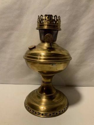 Aladdin Brass Model 6 Kerosene Oil Lamp Complete Fs Wick Riser Gallery