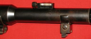 Vintage GERMAN rifle scope AJACK 4 x 68 / K98 with reticle 1 2