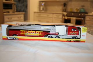 Tonka The Tough Ones Fire Truck Number 1127 From 1987