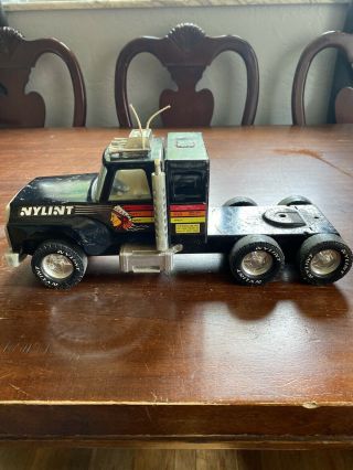 Vintage Nylint Semi Truck Cab Overnight Express Black Indian (grt Cond) 1970s
