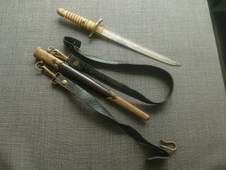 Ww2 Imperial Japanese Navy Officer Dagger Sword