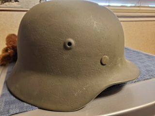M 40 German Helmet With Liner No Chinstrap Stamped Hkp 64