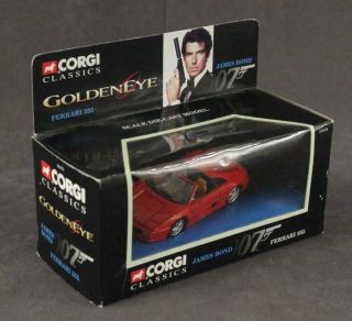 Vintage Nos Toy Corgi Classics James Bond 07 Ferrari 355 1995 Golden Eye Movie