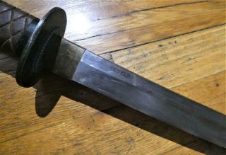 WWII Japanese NCO Sword Type 95 With Wooden Handle - Matching Serial Numbers 3