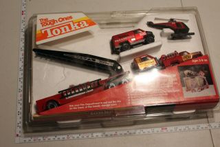 The Tough Ones Tonka Truck,  1009 Fire Department Set,  In Plastic