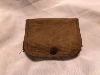 Rare Ww2 Wwii Usn Us Navy.  38 Ammo Pouch S&w Victory Revolver