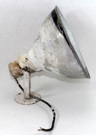 Vintage Aluminum Spotlight w/ Mounting Bracket 3