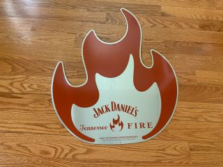Jack Daniels Tennessee Fire Metal Sign