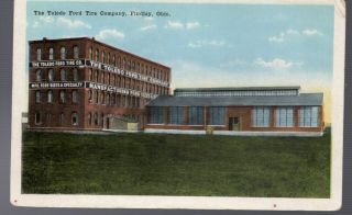 Findlay,  Ohio,  Postcard,  The Toledo Ford Tire Company.