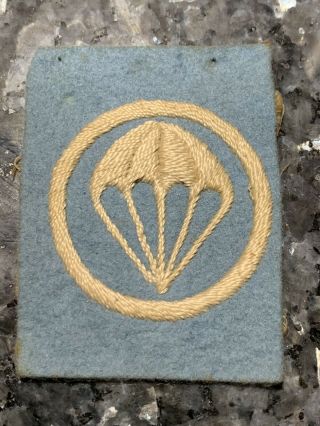 Ww2 101st Airborne Paratrooper British Made Parachute Cap Patch